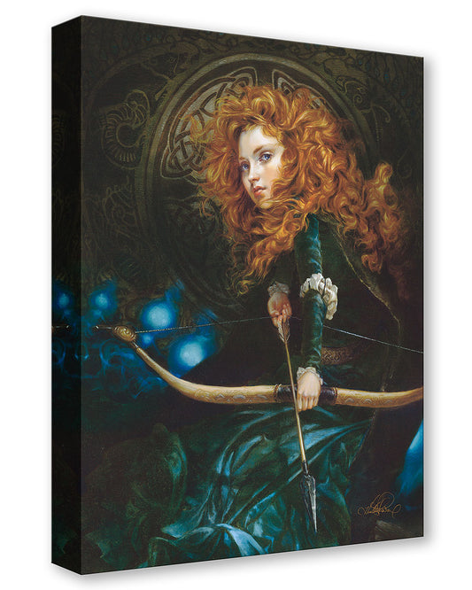 Brave Walt Disney Fine Art Heather Edwards Limited Edition Treasures on Canvas PREMIERE Print TOCP "Her Father's Daughter"