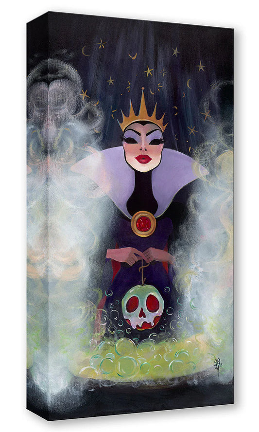 Snow White and the Seven Dwarfs Walt Disney Fine Art Liana Hee Limited Edition of 1500 Treasures on Canvas Print TOC "Evil Queen"