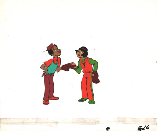 Gary Coleman Show 1982-3 Production Animation Art Cel Hanna Barbera 1982-1983 F6