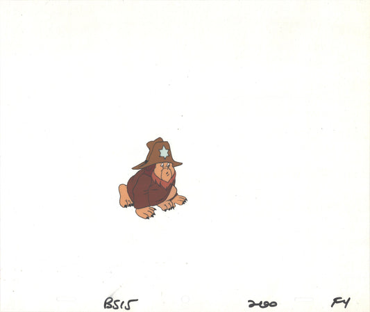 Bravestarr Animation Cartoon Production Cel and Drawing from Filmation 1987-8 F-F4