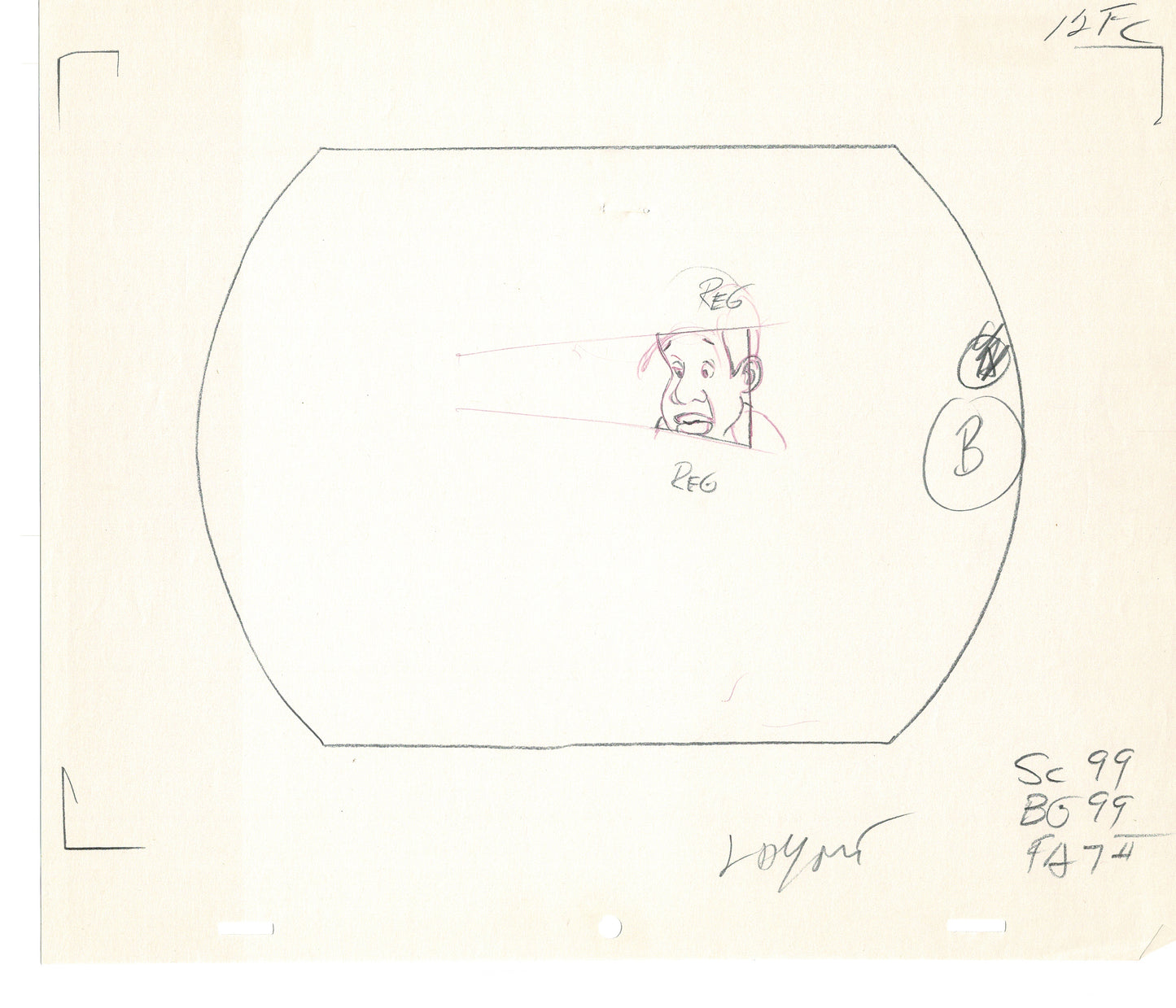 FAT ALBERT & the Gang Production Animation Cel Drawing Filmation 1972-75 dr01