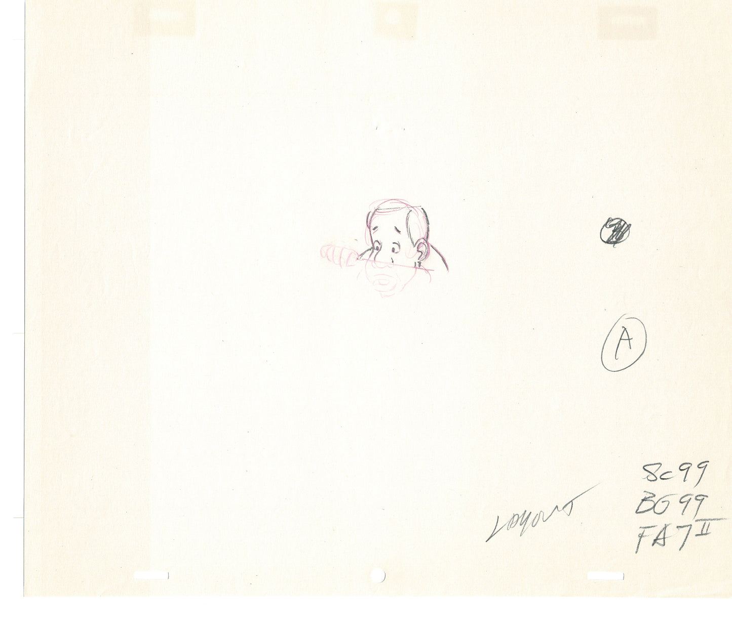 FAT ALBERT & the Gang Production Animation Cel Drawing Filmation 1972-75 dr02