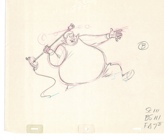 FAT ALBERT & the Gang Production Animation Cel Drawing Filmation 1972-75 dr07