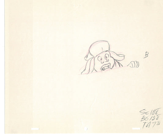 FAT ALBERT & the Gang Production Animation Cel Drawing Filmation 1972-75 dr10