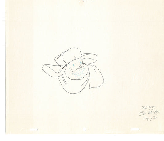 FAT ALBERT & the Gang Production Animation Cel Drawing Filmation 1972-75 dr26