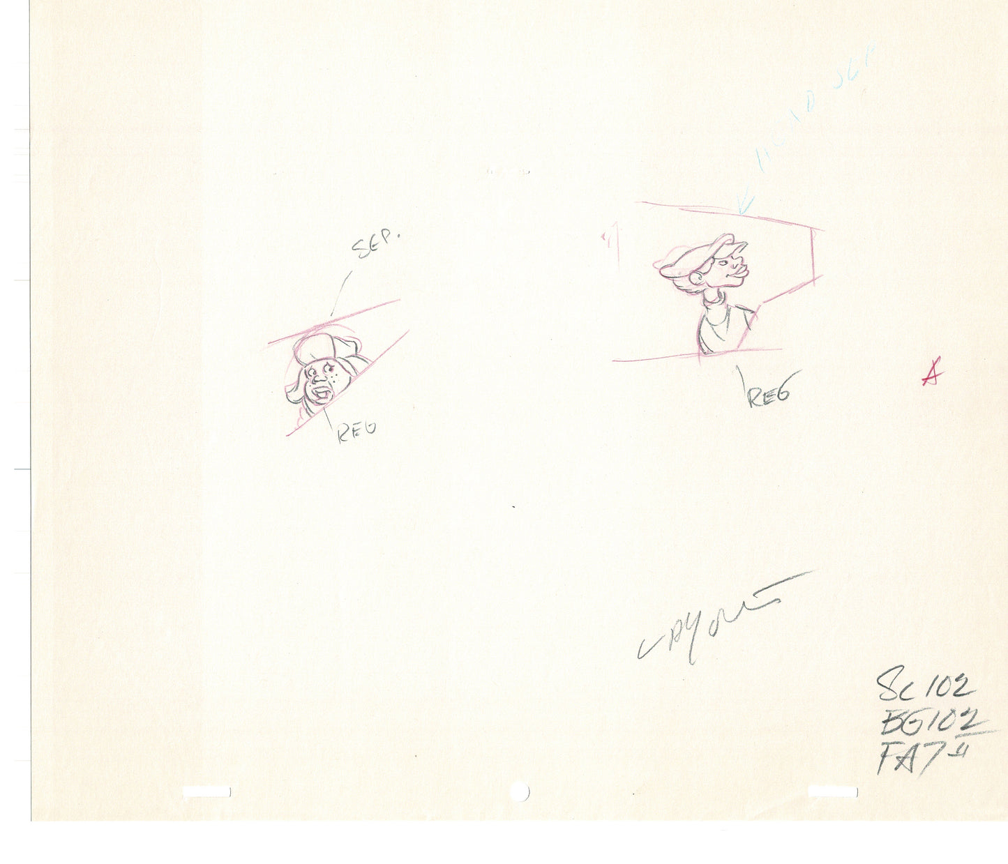 FAT ALBERT & the Gang Production Animation Cel Drawing Filmation 1972-75 dr30