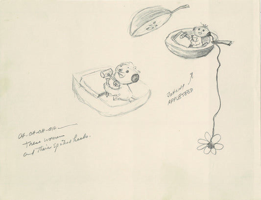 Flintstones 2 LOT A Man Called Flintstone 1966 Hanna-Barbera Layout Drawings Bickenbach