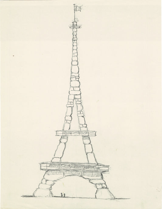 Flintstones A Man Called Flintstone 1966 Hanna-Barbera Layout Drawing by Layout Artist Bickenbach 6