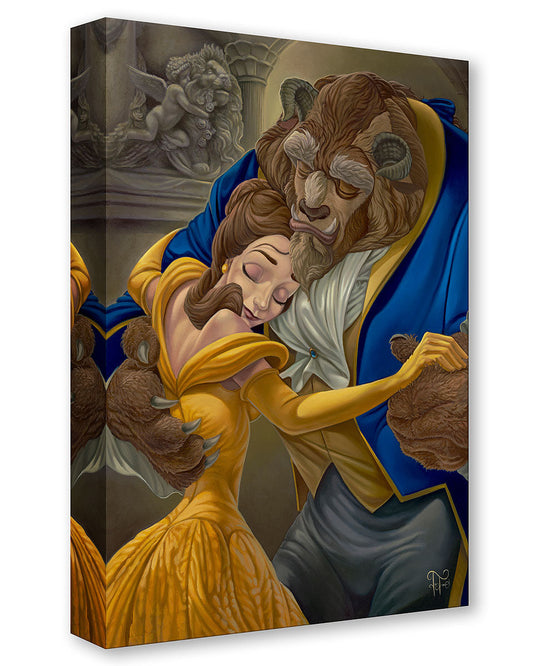 Beauty and the Beast Belle Walt Disney Fine Art Jared Franco Limited Edition of 1500 Treasures on Canvas Print TOC "Falling in Love"