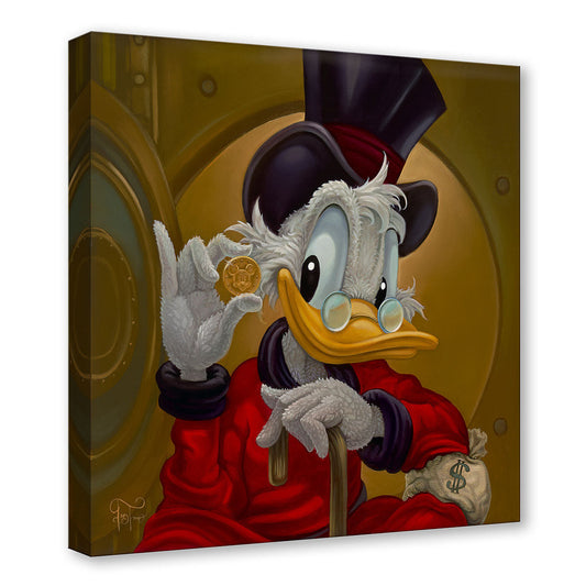 Scrooge McDuck Ducktales Walt Disney Fine Art Jared Franco Limited Edition of 1500 Treasures on Canvas Print TOC "Lavish Life"