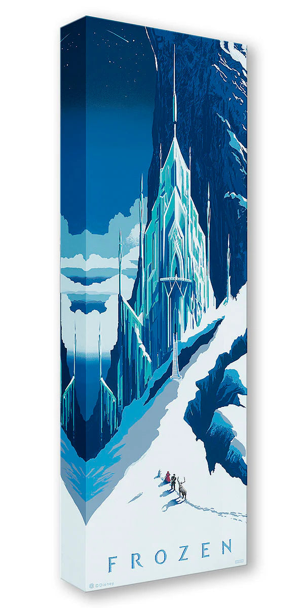Frozen Castle Walt Disney Fine Art JC Richard Limited Edition of 1500 Treasures on Canvas Print TOC "Frozen"
