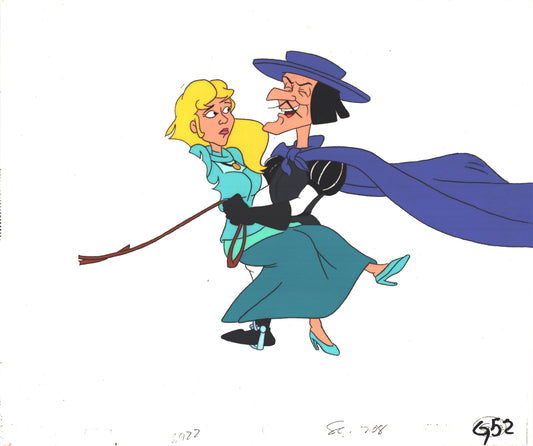 Unknown Animation Production cel of a man and woman g-52