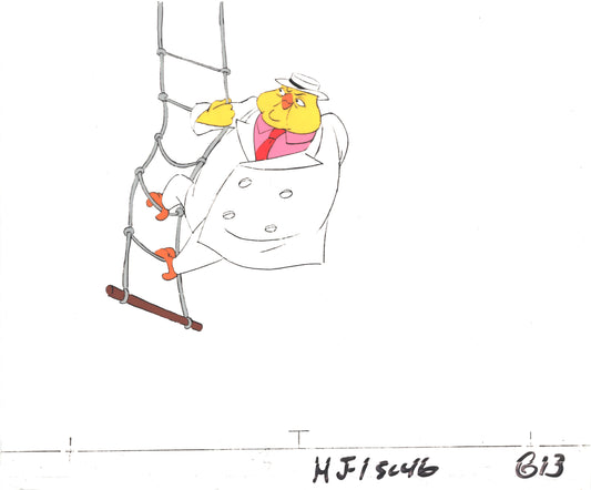 Heckle and Jeckle Production Animation Cel and Drawing Filmation 1979 D-g13