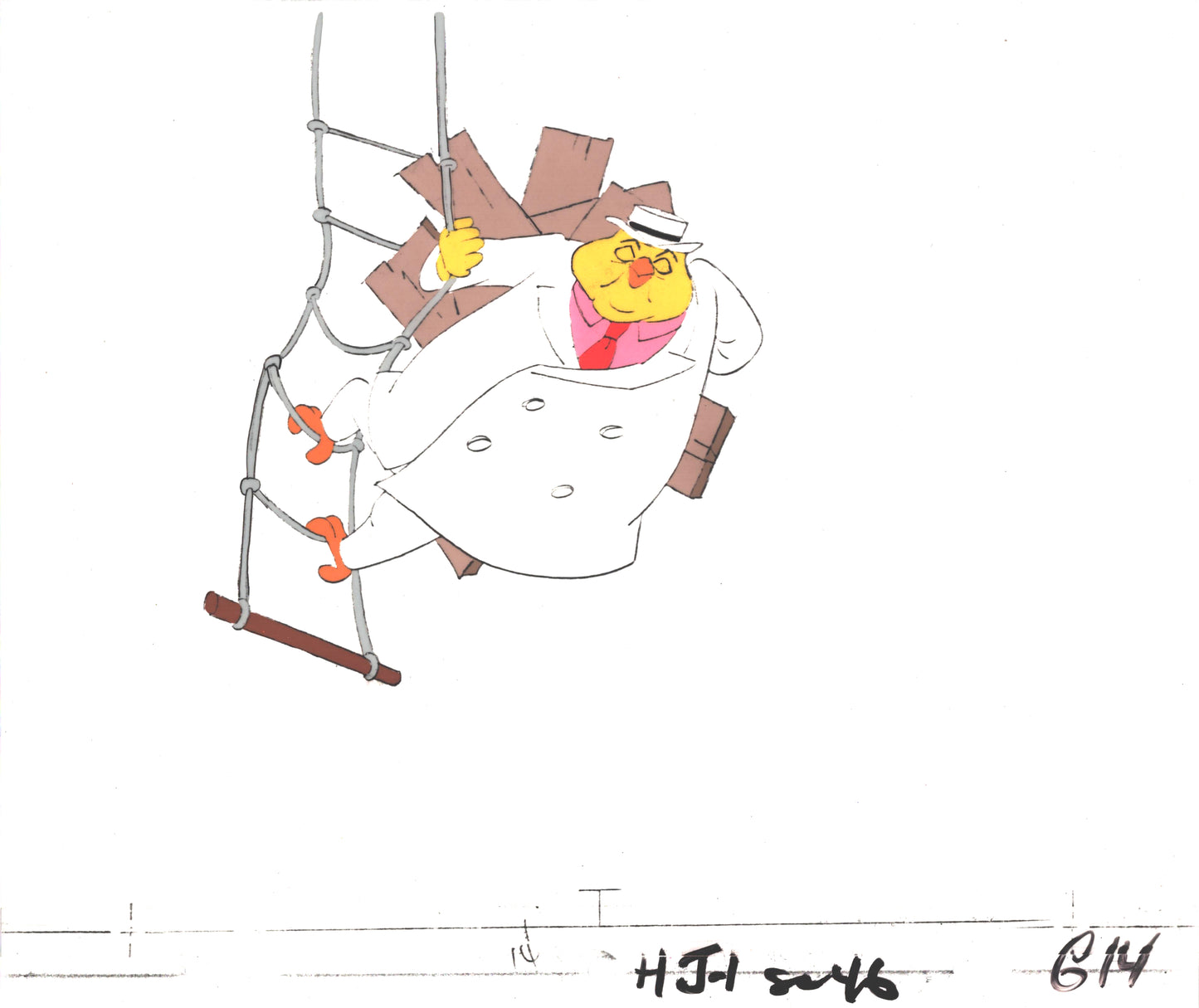 Heckle and Jeckle Production Animation Cel and Drawing Filmation 1979 D-g14