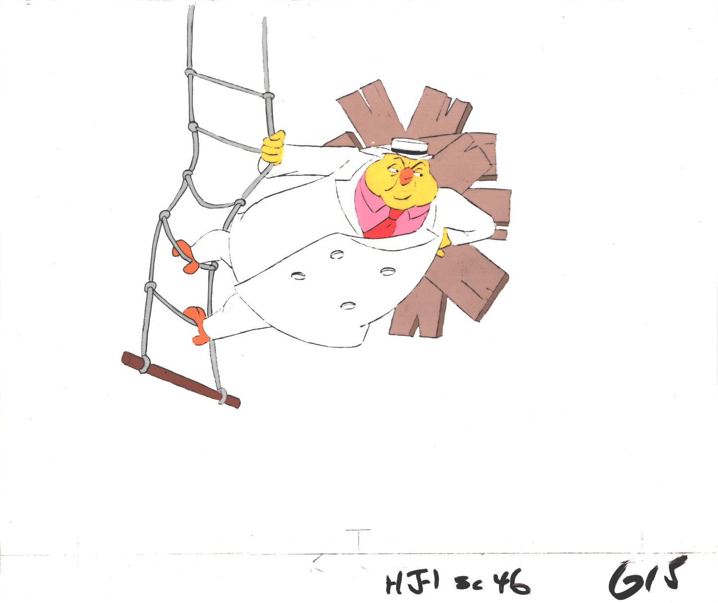 Heckle and Jeckle Production Animation Cel and Drawing Filmation 1979 D-g15