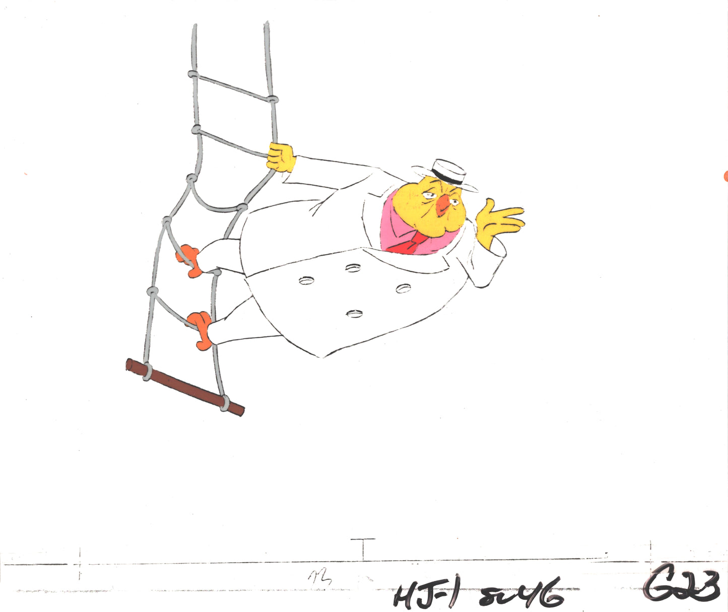 Heckle and Jeckle Production Animation Cel and Drawing Filmation 1979 D-g23