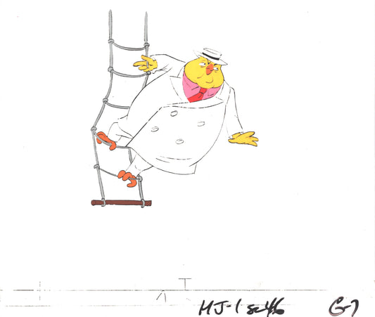 Heckle and Jeckle Production Animation Cel and Drawing Filmation 1979 D-g7