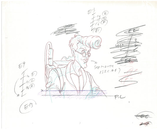 The Real Ghostbusters DIC Production Animation Cel Drawing 1986-1991 C-001