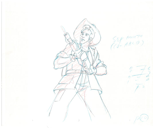 The Real Ghostbusters DIC Production Animation Cel Drawing 1986-1991 C-002