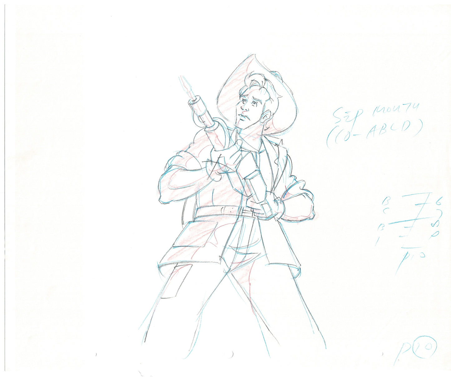 The Real Ghostbusters DIC Production Animation Cel Drawing 1986-1991 C-002