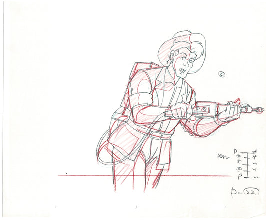 The Real Ghostbusters DIC Production Animation Cel Drawing 1986-1991 C-005