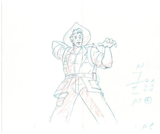 The Real Ghostbusters DIC Production Animation Cel Drawing 1986-1991 C-006