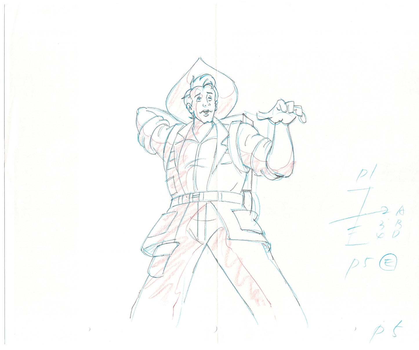 The Real Ghostbusters DIC Production Animation Cel Drawing 1986-1991 C-006
