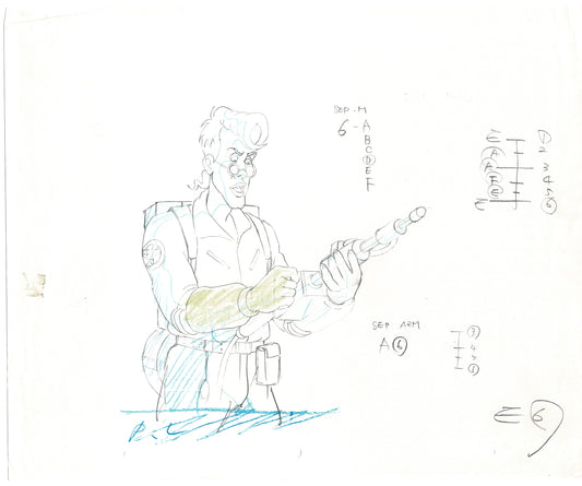 The Real Ghostbusters DIC Production Animation Cel Drawing 1986-1991 C-013