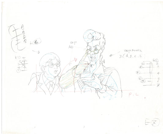 The Real Ghostbusters DIC Production Animation Cel Drawing 1986-1991 C-014