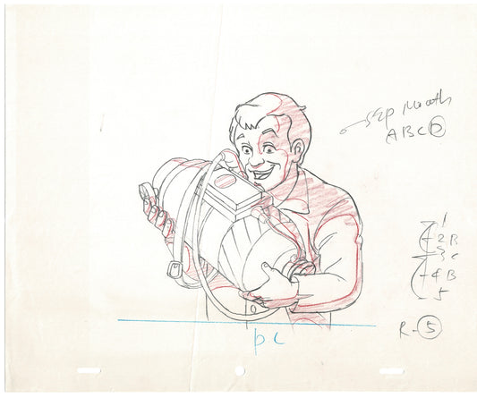 The Real Ghostbusters DIC Production Animation Cel Drawing 1986-1991 C-018