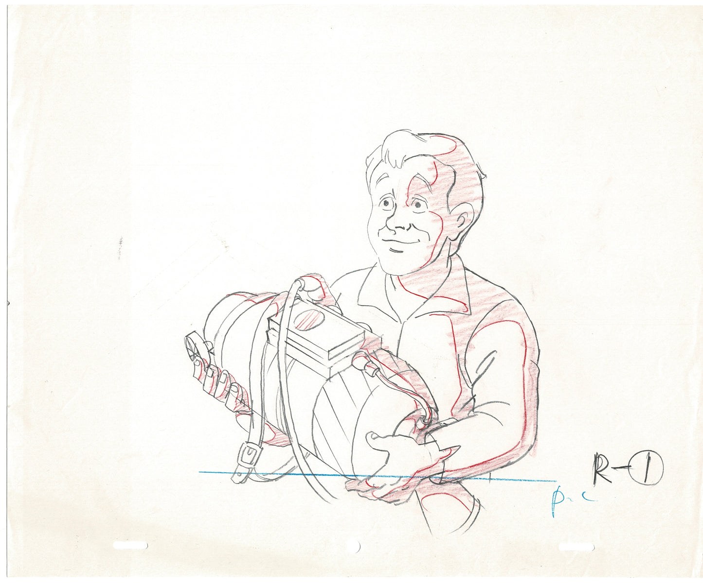 The Real Ghostbusters DIC Production Animation Cel Drawing 1986-1991 C-019