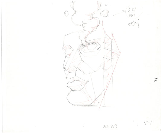 The Real Ghostbusters DIC Production Animation Cel Drawing 1986-1991 C-031
