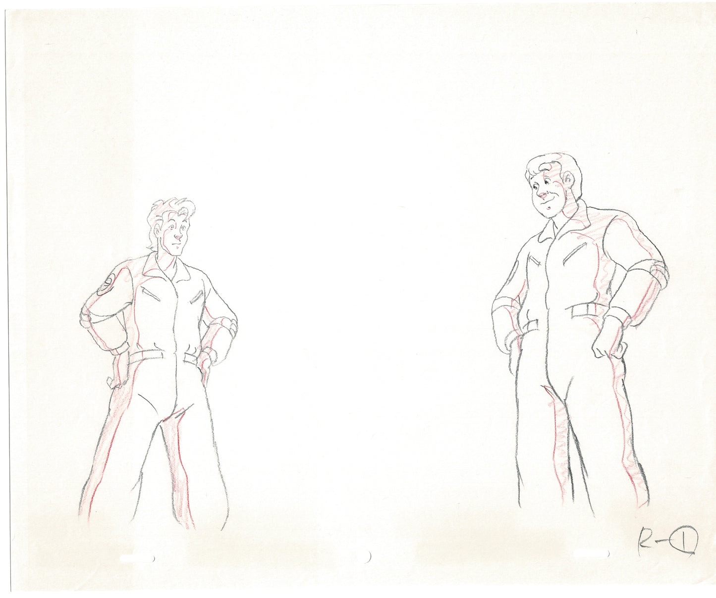 The Real Ghostbusters DIC Production Animation Cel Drawing 1986-1991 C-037