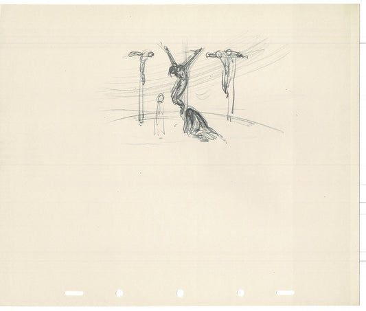 Bill Tytla Disney Animator Rough Jesus Animation Drawing Vintage TG-03