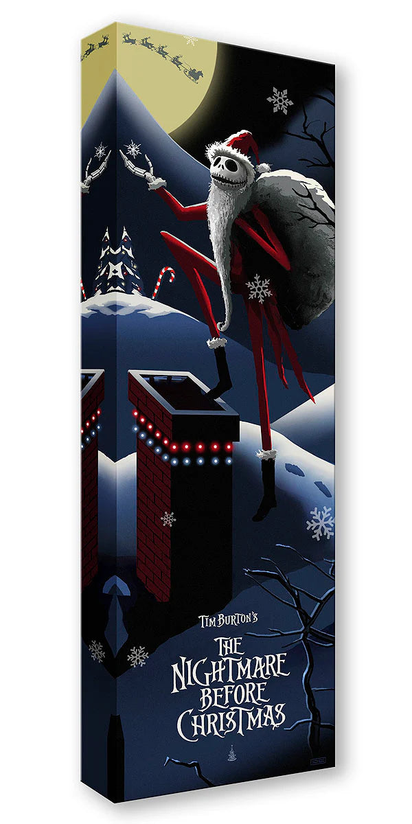 Nightmare Before Christmas Jack Skellington Walt Disney Fine Art JC Richard Limited Edition of 1500 Treasures on Canvas Print TOC "Gifts For All"