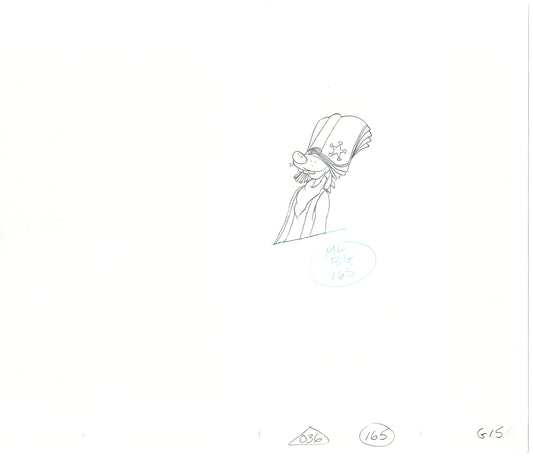 GOOF TROOP Walt Disney Original Production Animation Cartoon Drawing 1992 A-001