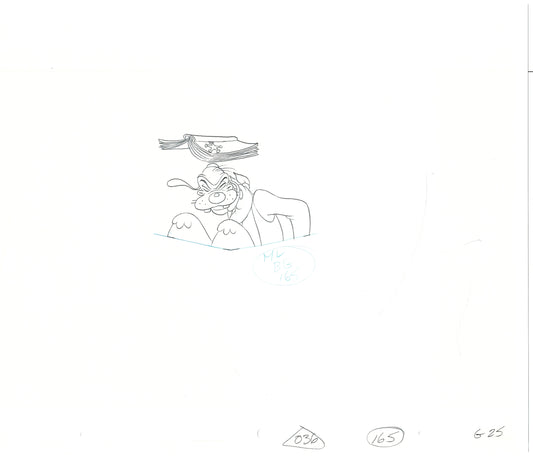GOOF TROOP Walt Disney Original Production Animation Cartoon Drawing 1992 A-006