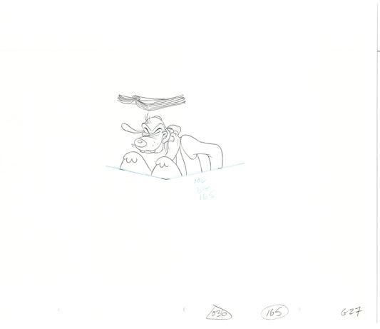 GOOF TROOP Walt Disney Original Production Animation Cartoon Drawing 1992 A-007