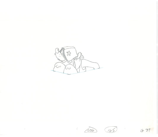 GOOF TROOP Walt Disney Original Production Animation Cartoon Drawing 1992 A-013