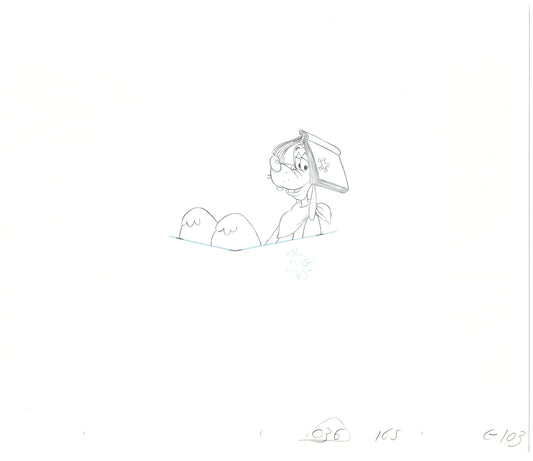 GOOF TROOP Walt Disney Original Production Animation Cartoon Drawing 1992 A-039