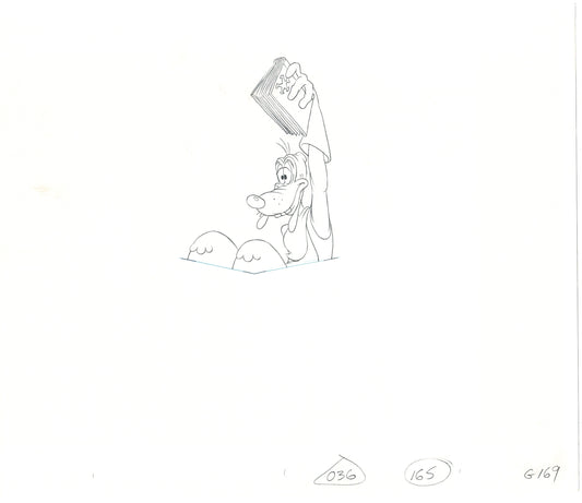 GOOF TROOP Walt Disney Original Production Animation Cartoon Drawing 1992 B-066