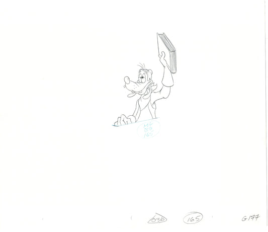 GOOF TROOP Walt Disney Original Production Animation Cartoon Drawing 1992 B-070