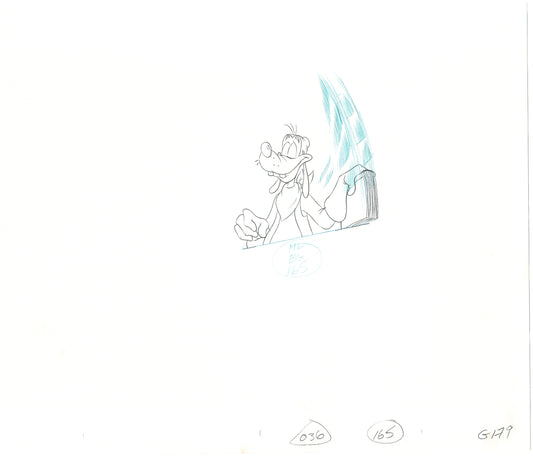 GOOF TROOP Walt Disney Original Production Animation Cartoon Drawing 1992 B-071