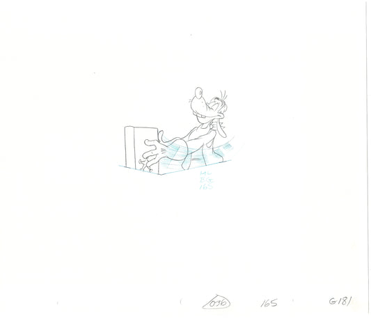 GOOF TROOP Walt Disney Original Production Animation Cartoon Drawing 1992 B-073