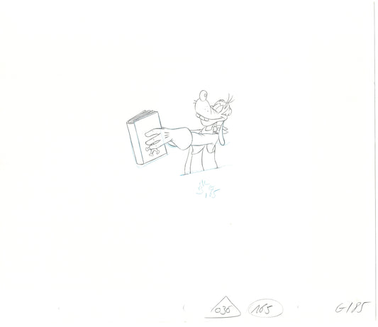 GOOF TROOP Walt Disney Original Production Animation Cartoon Drawing 1992 B-075