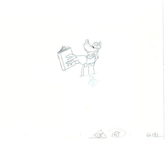 GOOF TROOP Walt Disney Original Production Animation Cartoon Drawing 1992 B-076
