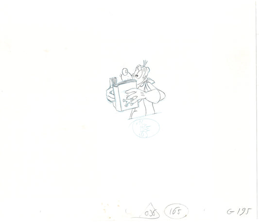 GOOF TROOP Walt Disney Original Production Animation Cartoon Drawing 1992 B-078