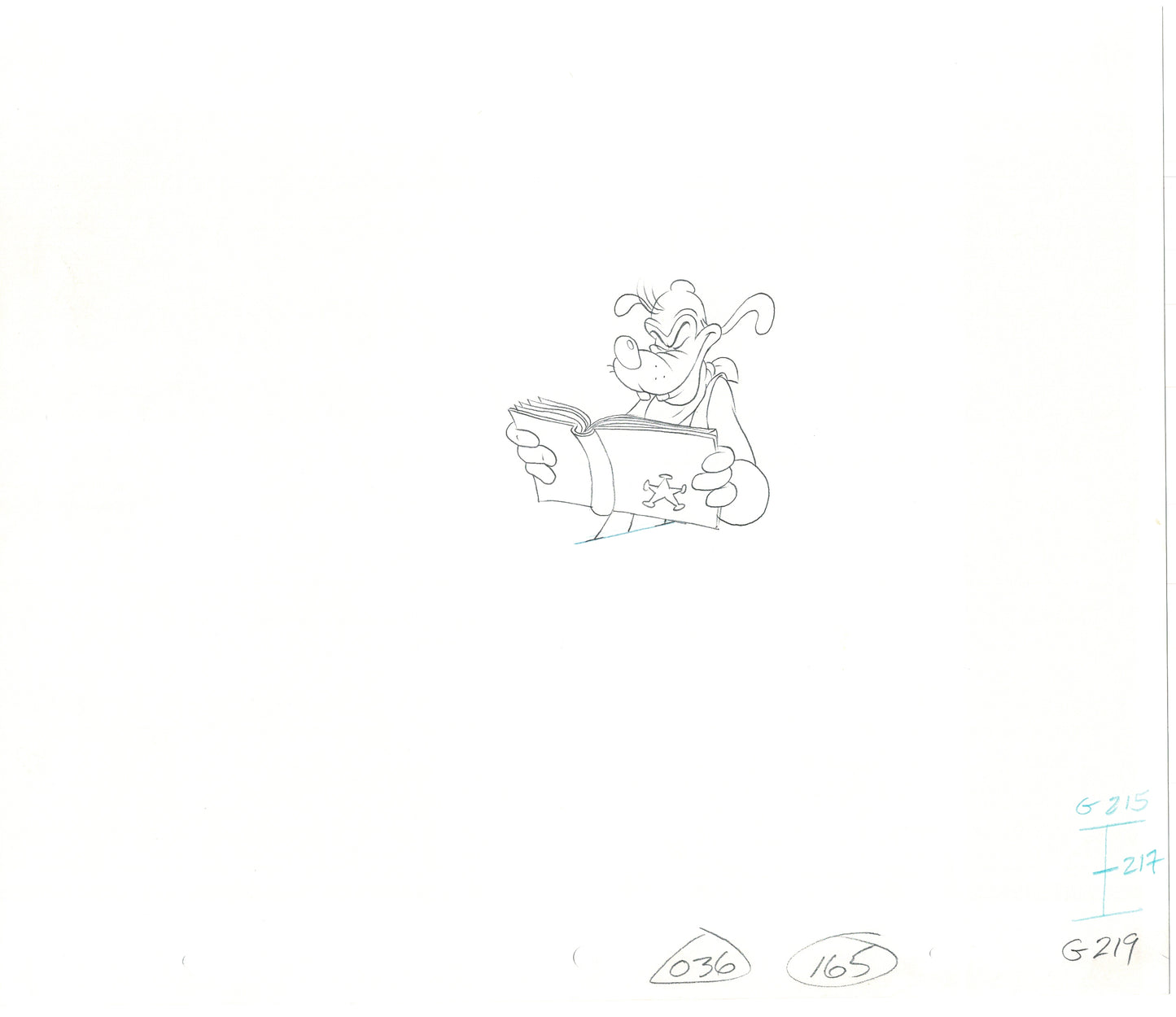 GOOF TROOP Walt Disney Original Production Animation Cartoon Drawing 1 ...