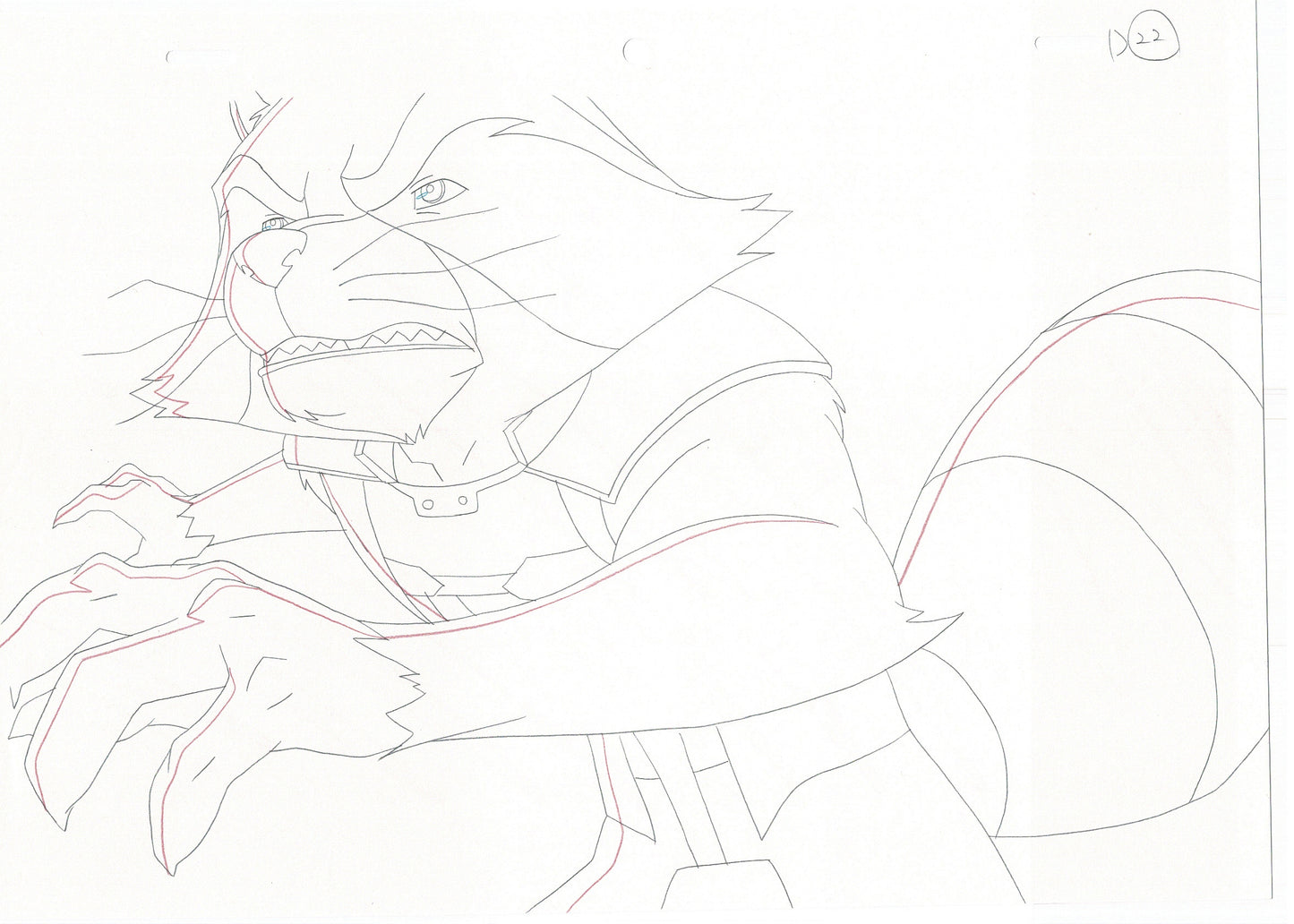 Guardians of the Galaxy Production Animation Cel Drawing Marvel 2015-2019 A01