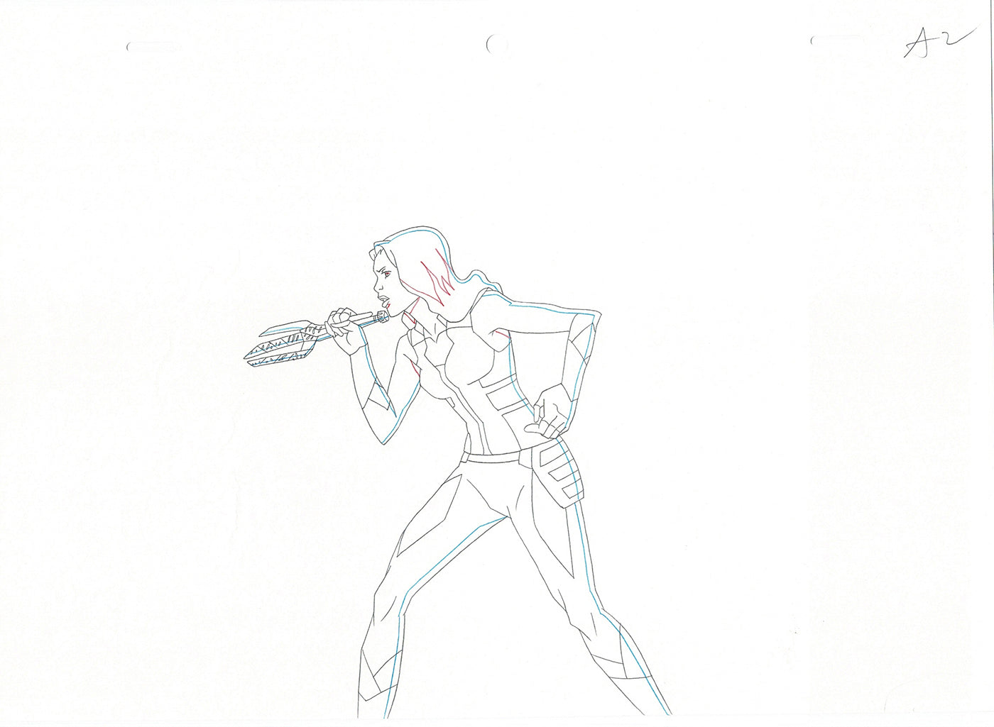 Guardians of the Galaxy Production Animation Cel Drawing Marvel 2015-2019 A05